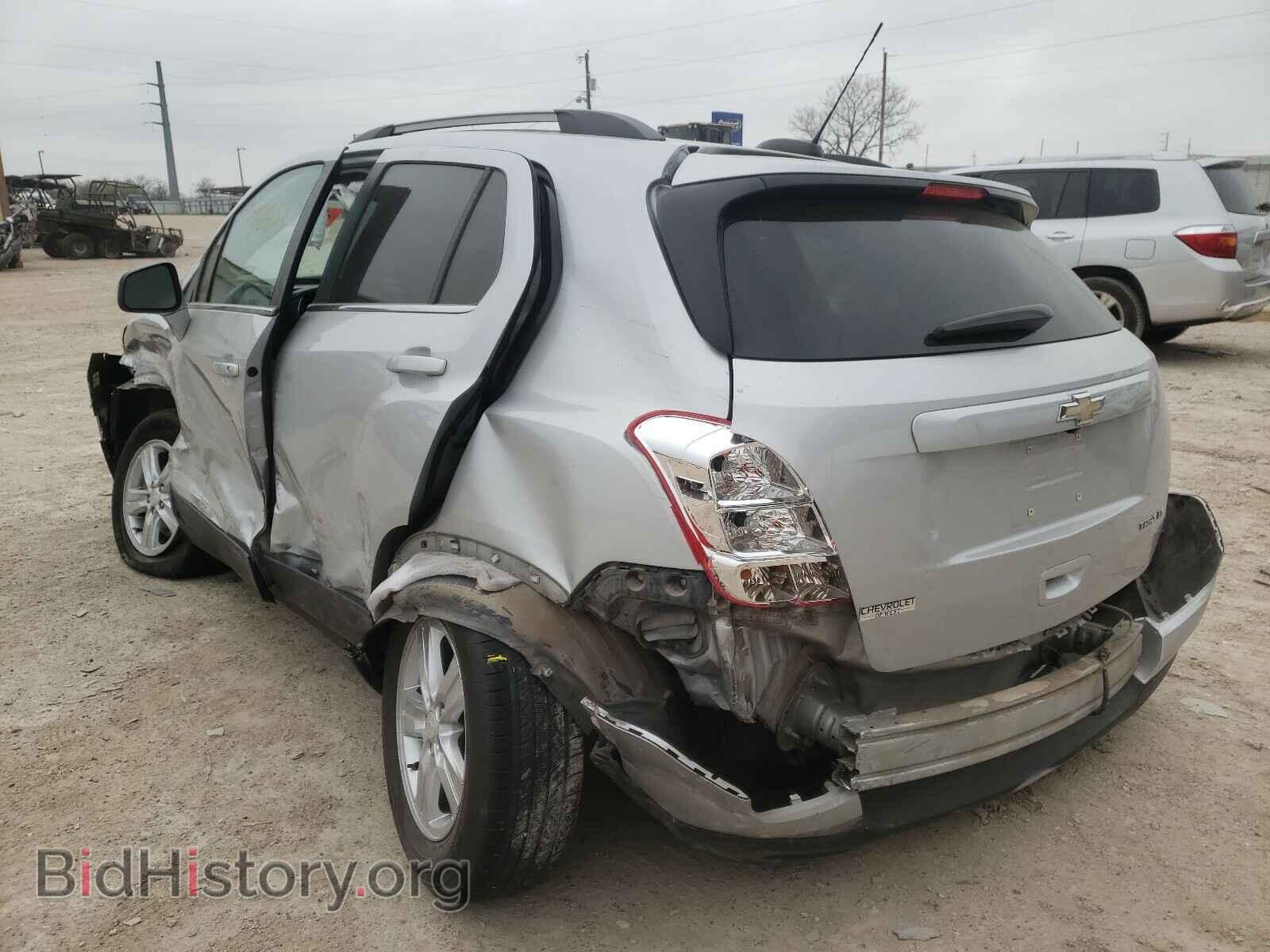 2016 CHEVROLET TRAX - VIN: 3GNCJLSB6GL236487 - Фото 3