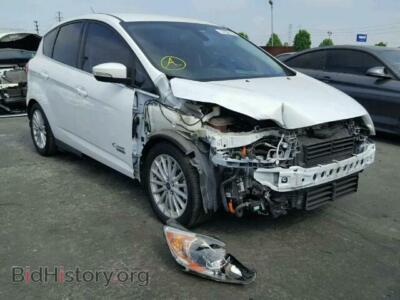 2014 Ford CMAX C-Max Prem, white — VIN 1FADP5CU7EL511127, Copart