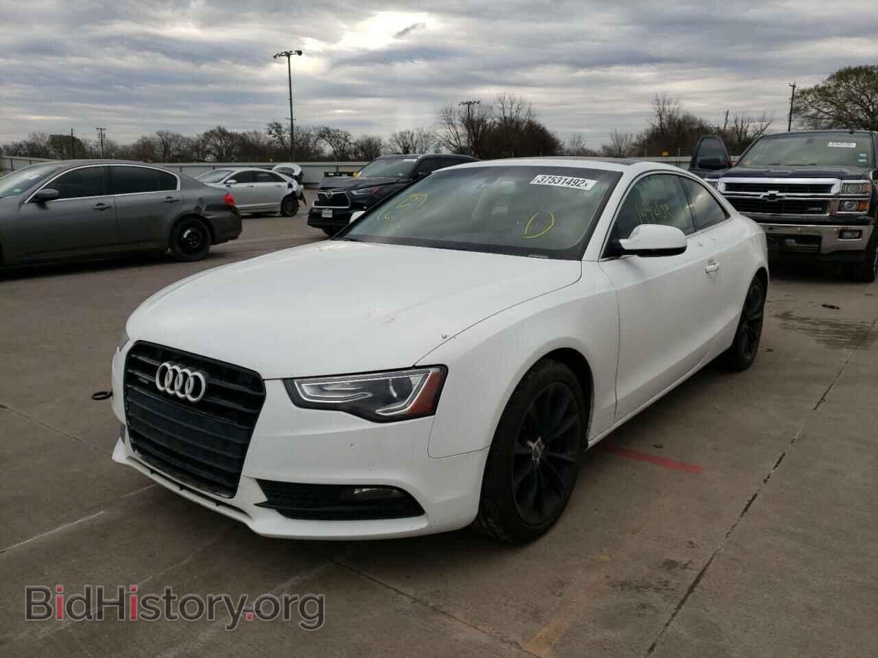 2013 AUDI A5 - VIN: WAULFAFR4DA001155 - Фото 2