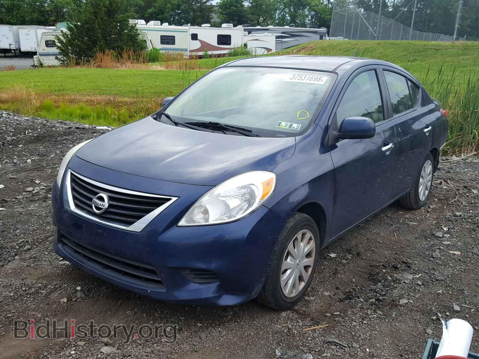 2012 NISSAN VERSA - VIN: 3N1CN7AP6CL812058 - Фото 2