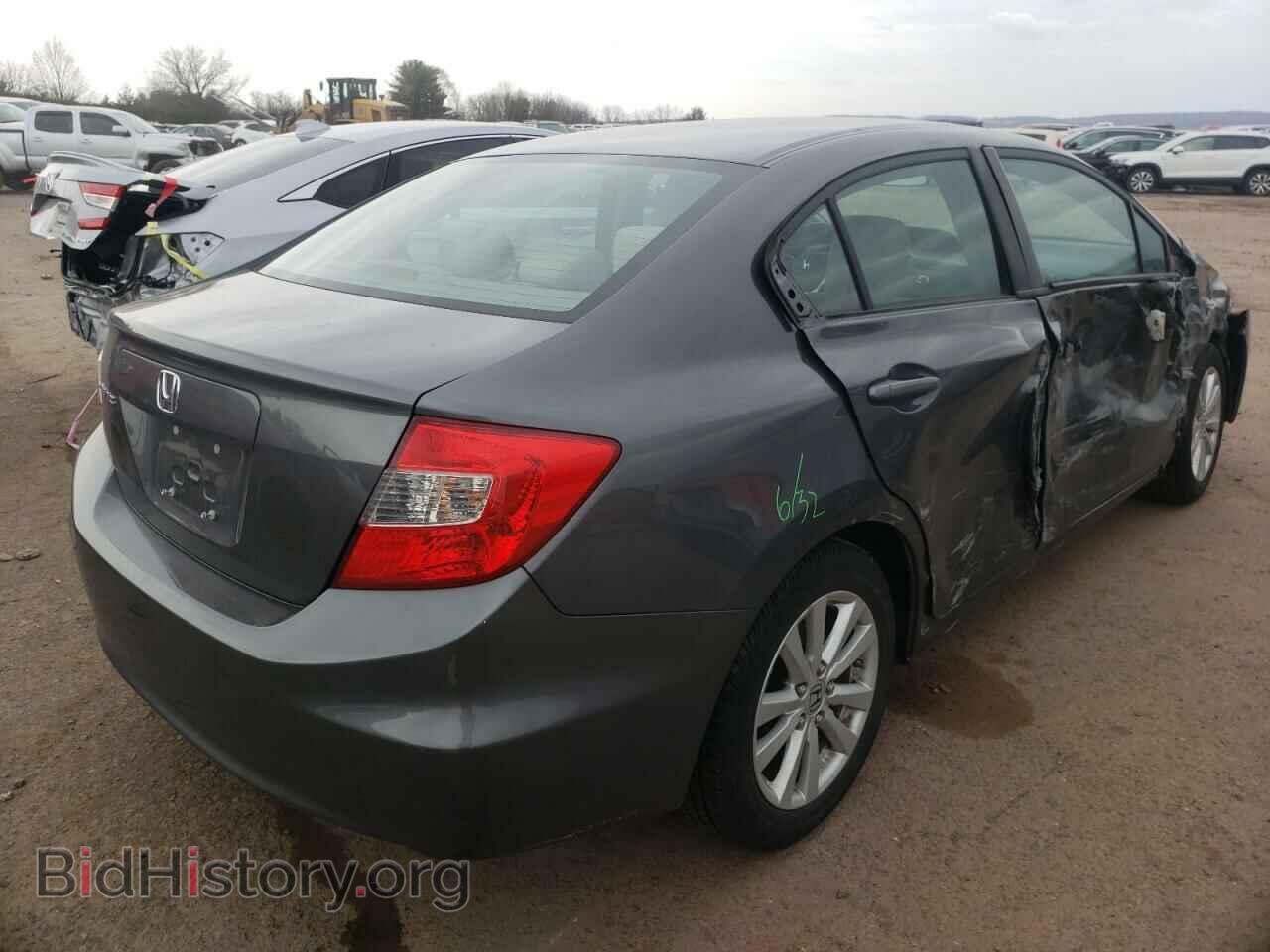 2012 HONDA CIVIC - VIN: 2HGFB2F84CH320386 - Фото 4