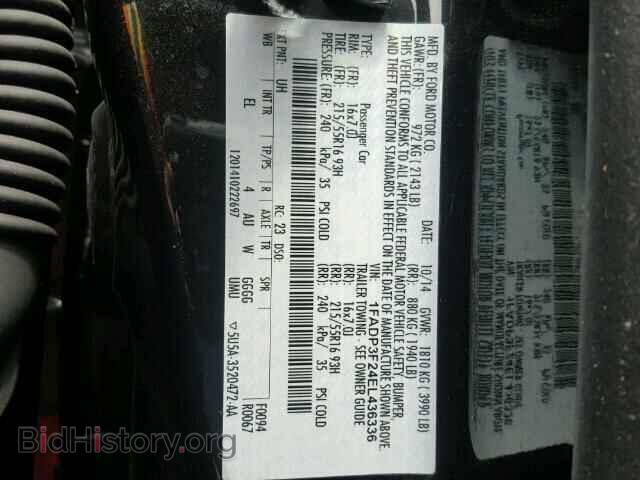 2014 FORD FOCUS - VIN: 1FADP3F24EL436336 - Photo 10