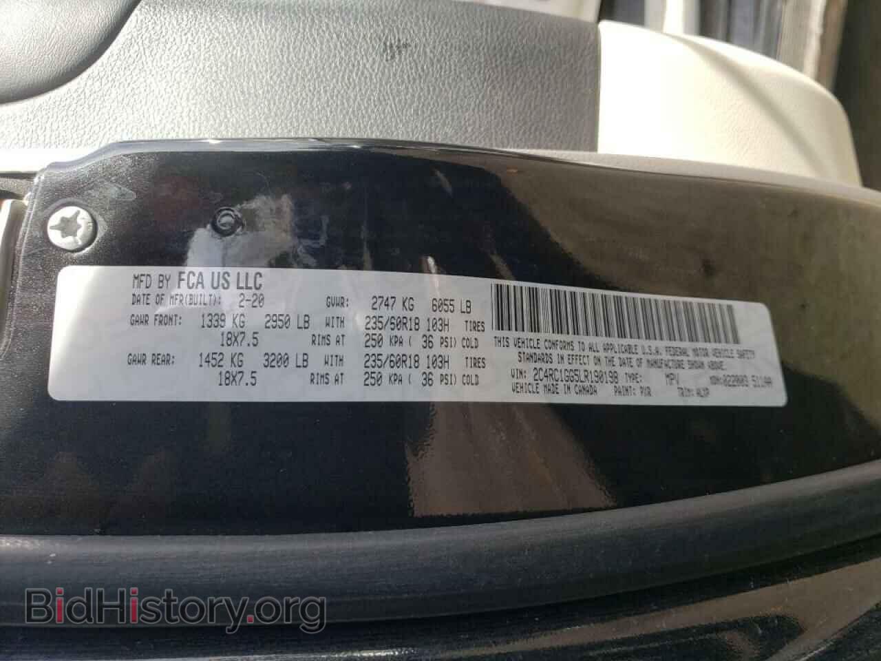 2020 CHRYSLER PACIFICA - VIN: 2C4RC1GG5LR190198 - Photo 10