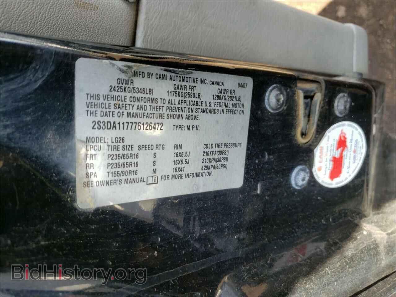 2007 SUZUKI XL7 - VIN: 2S3DA117776126472 - Фото 10