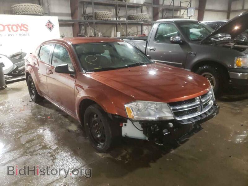 2012 Dodge AVENGER Avenger SE (VIN 1C3CDZAB7CN280128) — фото 1 из 10, Copart, повреждение: передняя часть
