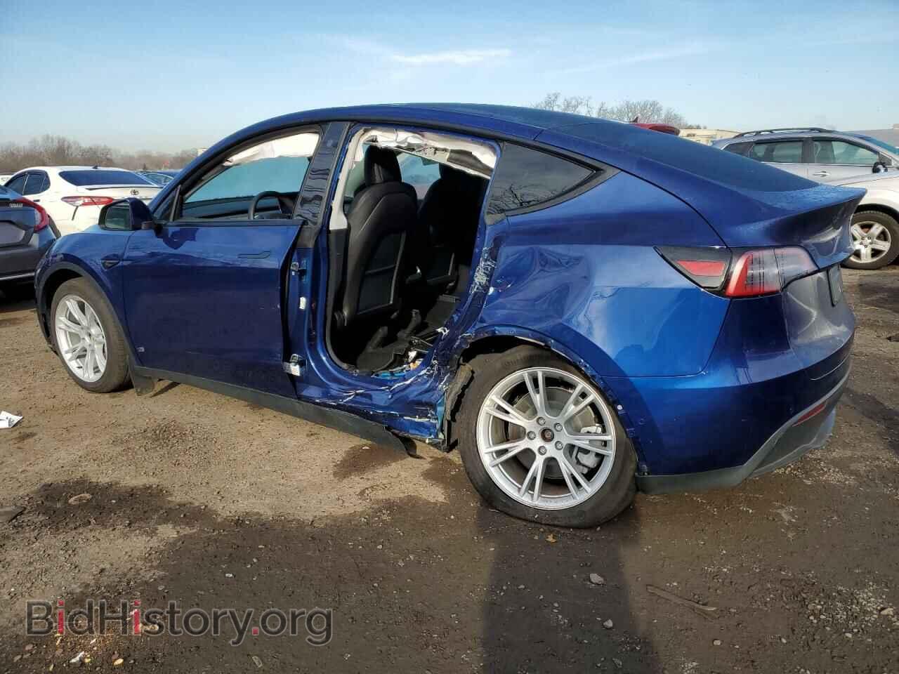 2021 TESLA MODEL Y - VIN: 5YJYGDEE4MF207802 - Фото 2