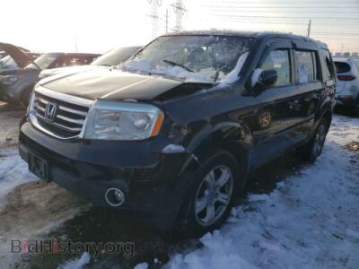2013 Honda PILOT EX, черный — VIN 5FNYF4H4XDB001020, Copart