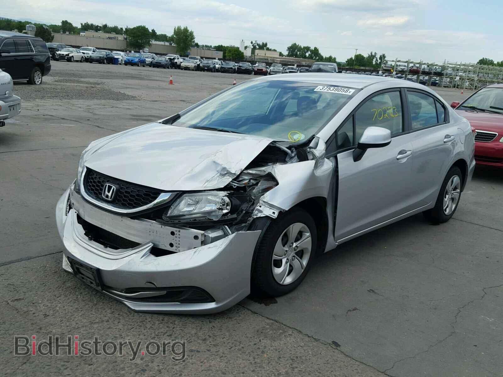 2013 HONDA CIVIC - VIN: 19XFB2F56DE024657 - Фото 2