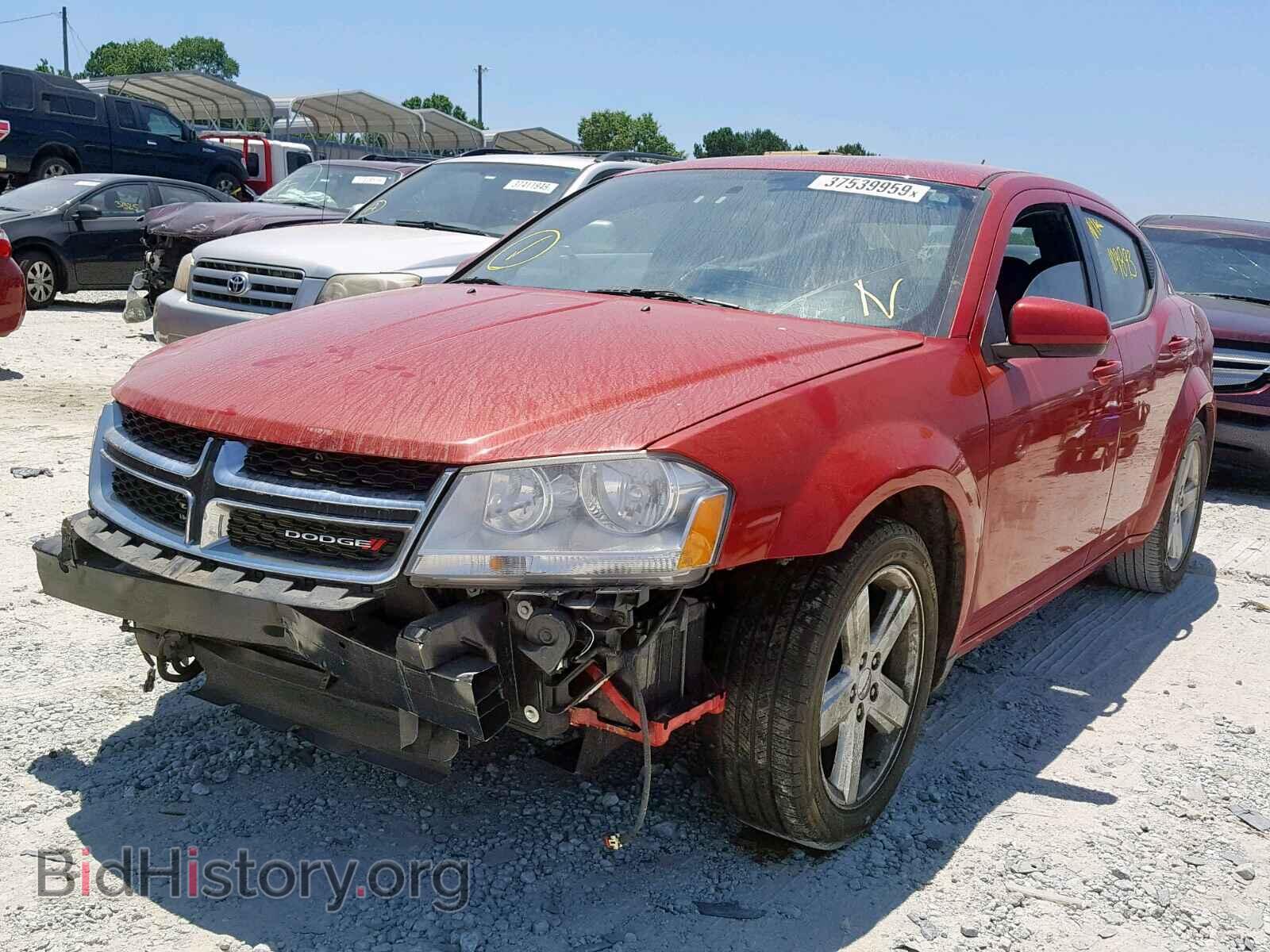 2013 DODGE AVENGER - VIN: 1C3CDZCB2DN708282 - Фото 2