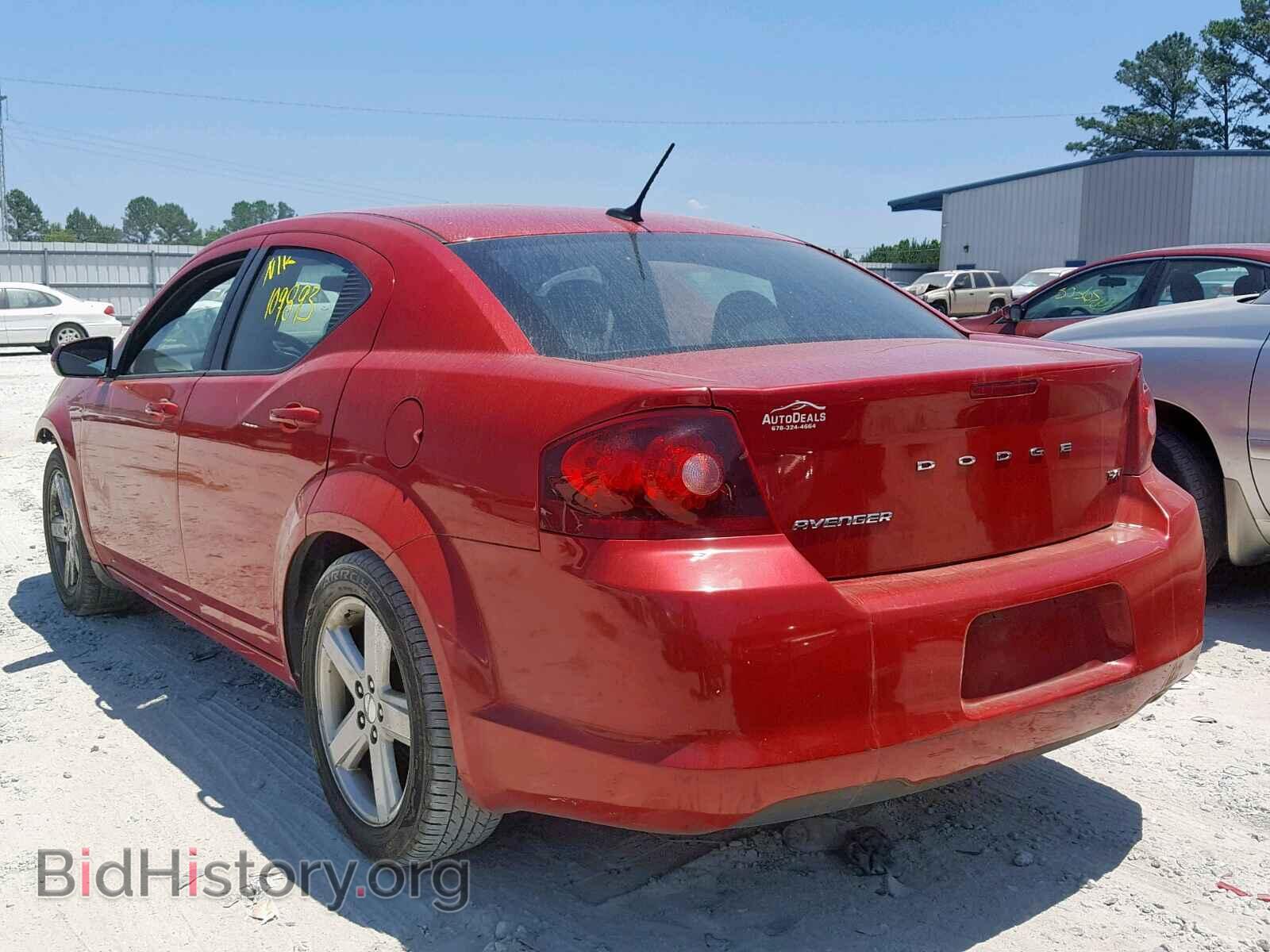 2013 DODGE AVENGER - VIN: 1C3CDZCB2DN708282 - Фото 3