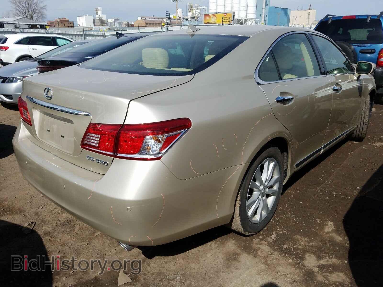 2012 LEXUS ES350 - VIN: JTHBK1EG4C2480355 - Фото 4
