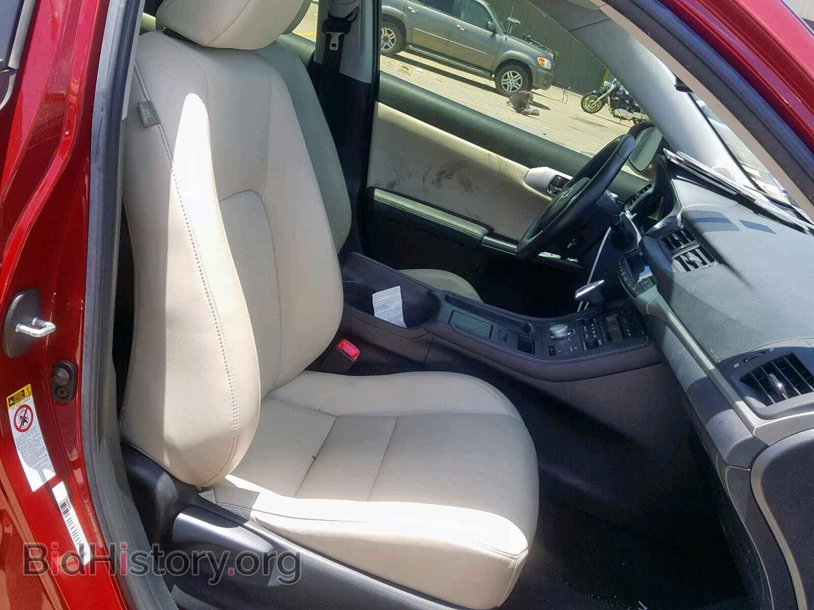 2011 LEXUS CT 200 - VIN: JTHKD5BH3B2039345 - Фото 5