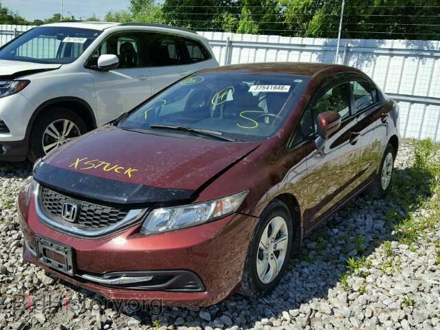 2015 HONDA CIVIC LX - VIN: 2HGFB2F47FH044111 - Фото 2