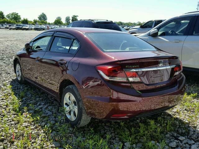 2015 HONDA CIVIC LX - VIN: 2HGFB2F47FH044111 - Фото 3
