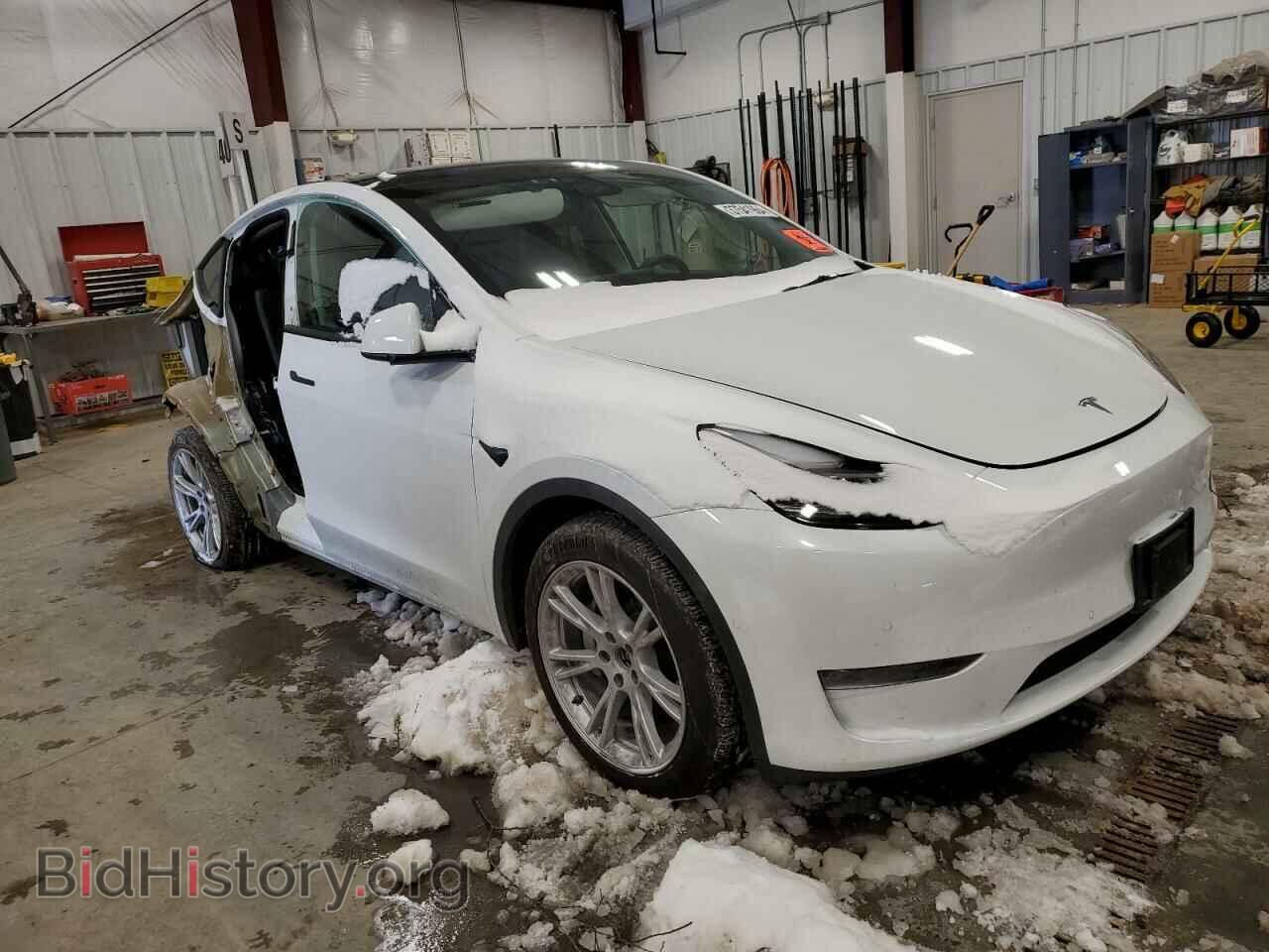 2021 TESLA MODEL Y - VIN: 5YJYGAEE6MF300514 - Фото 4