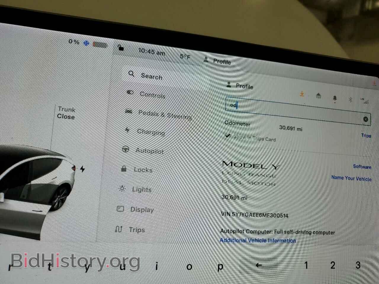 2021 TESLA MODEL Y - VIN: 5YJYGAEE6MF300514 - Фото 9