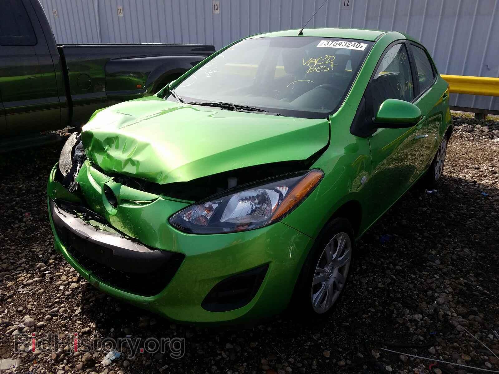 2013 MAZDA 2 - VIN: JM1DE1KY5D0167438 - Фото 2