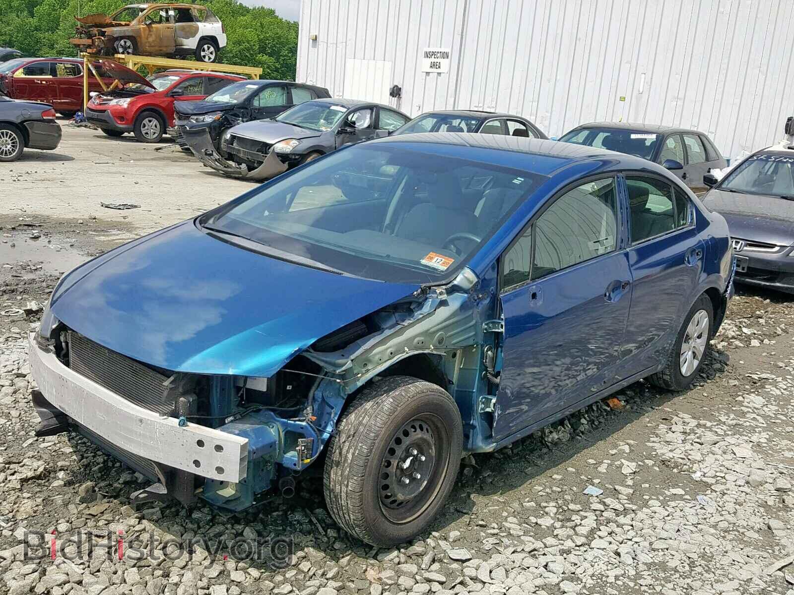 2012 HONDA CIVIC LX - VIN: 2HGFB2F56CH531238 - Фото 2