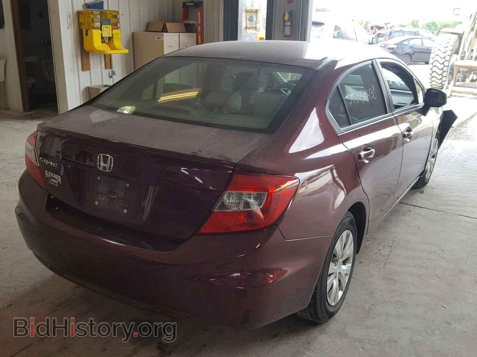 2012 HONDA CIVIC LX - VIN: 19XFB2F57CE077639 - Фото 4