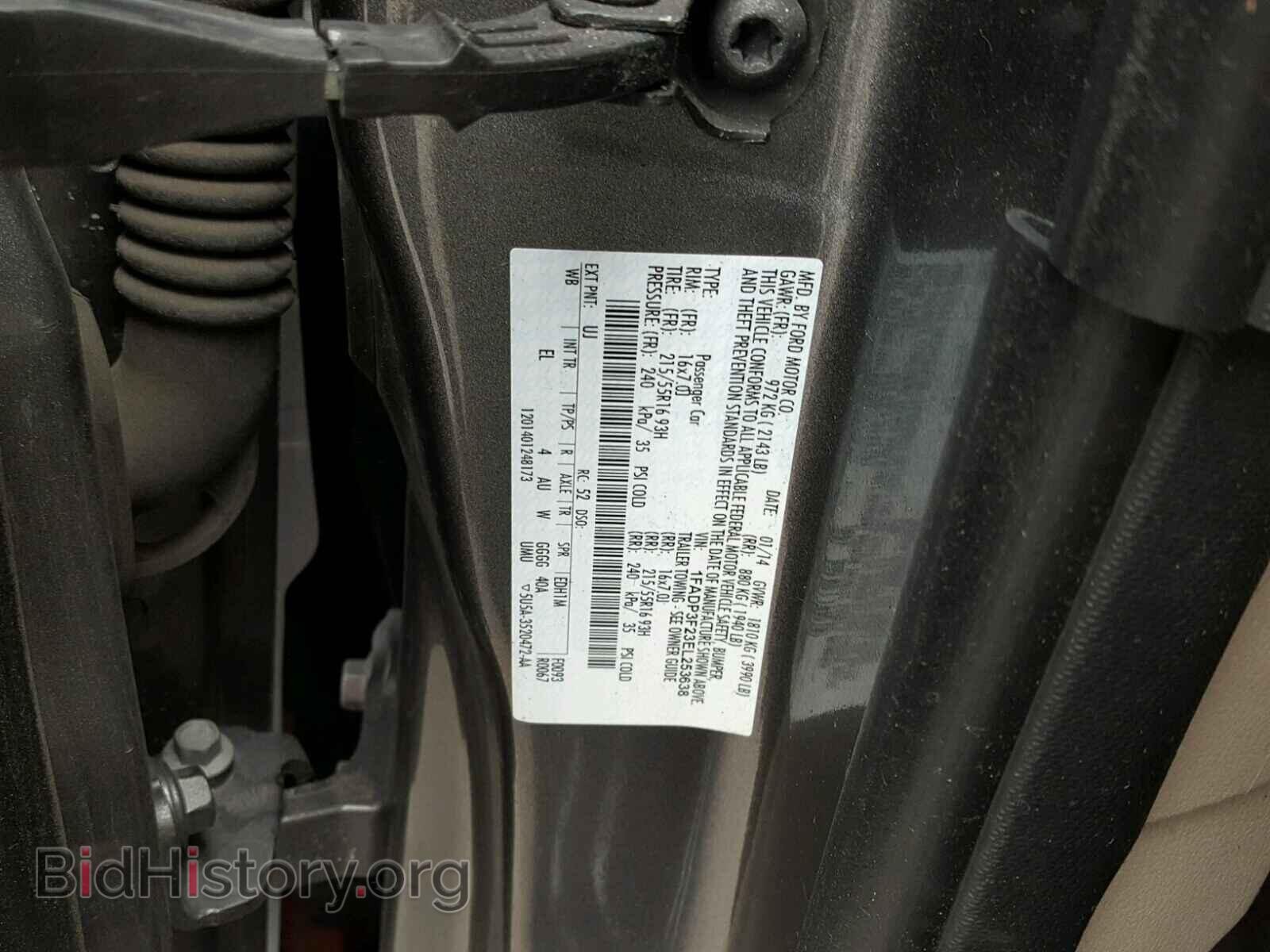 2014 FORD FOCUS - VIN: 1FADP3F23EL253638 - Photo 10
