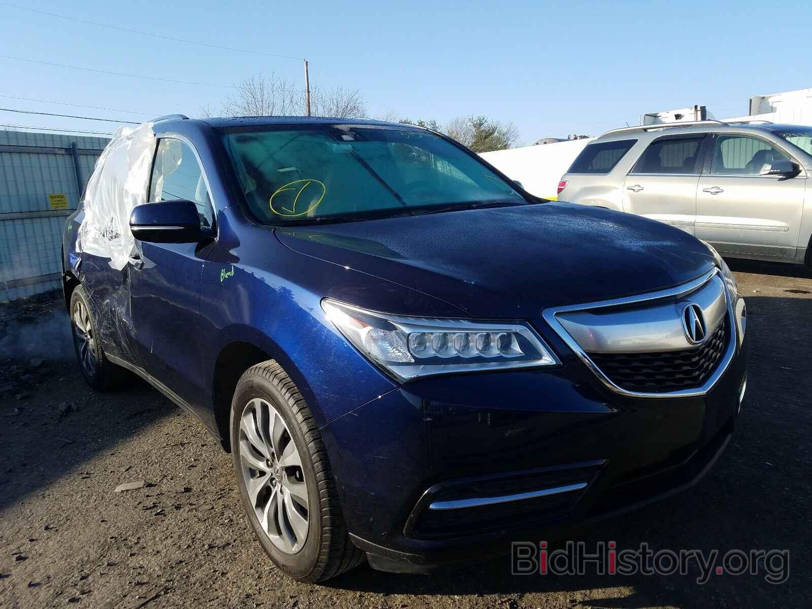 Фотография 5FRYD4H43EB046760 - ACURA MDX 2014