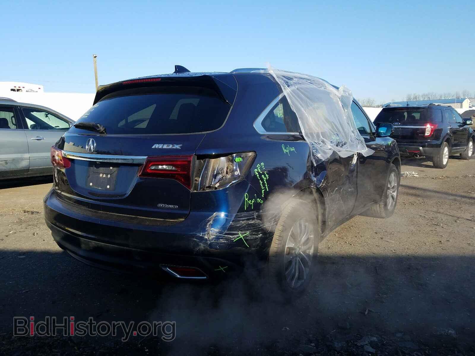 2014 ACURA MDX - VIN: 5FRYD4H43EB046760 - Фото 4