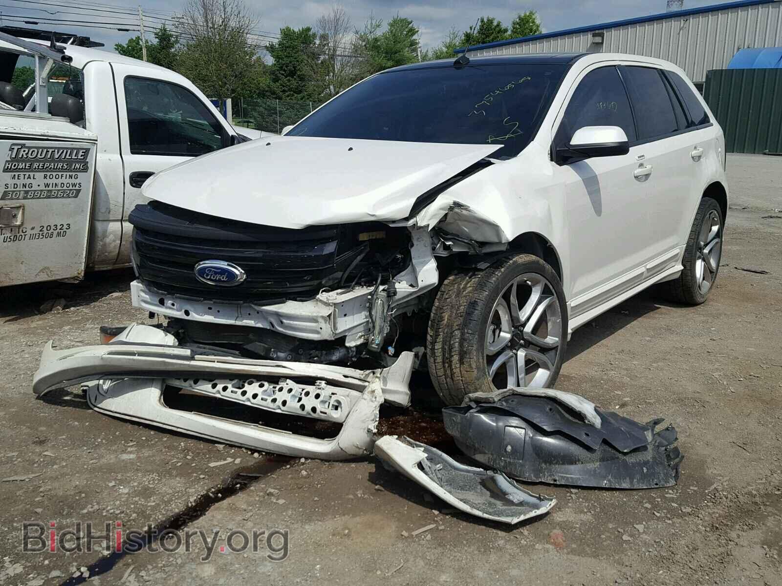 2014 FORD EDGE - VIN: 2FMDK3AK6EBA98384 - Фото 2