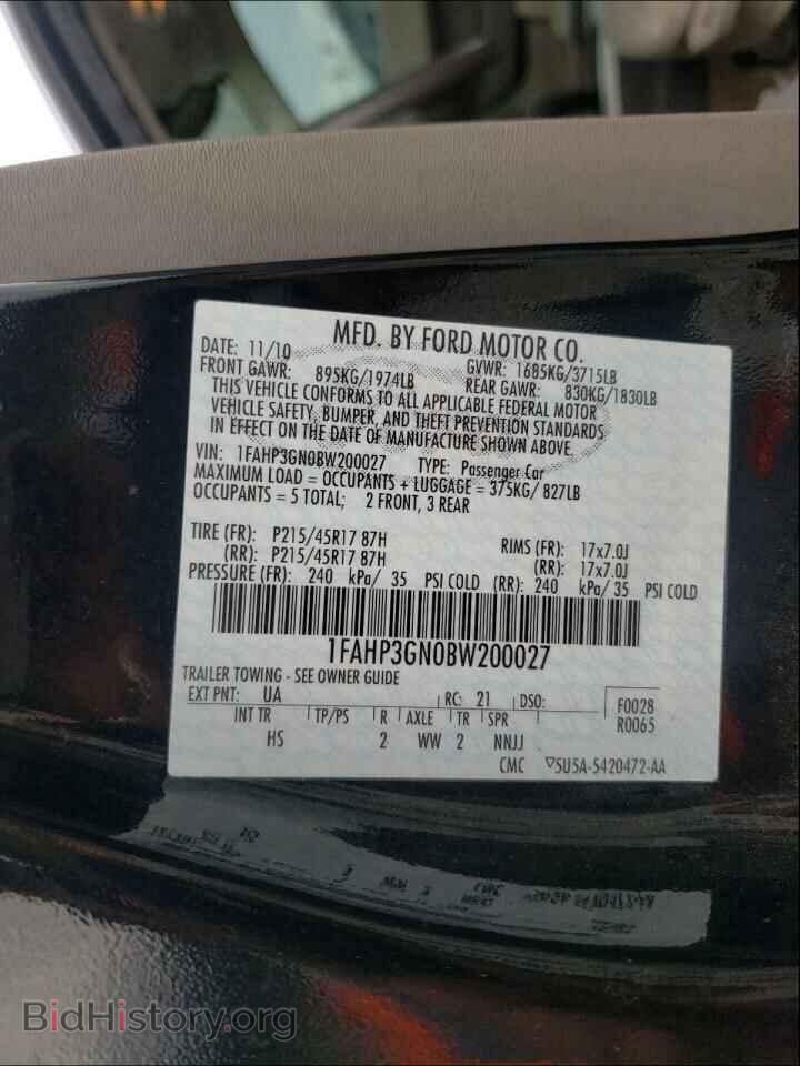 2011 FORD FOCUS - VIN: 1FAHP3GN0BW200027 - Фото 10
