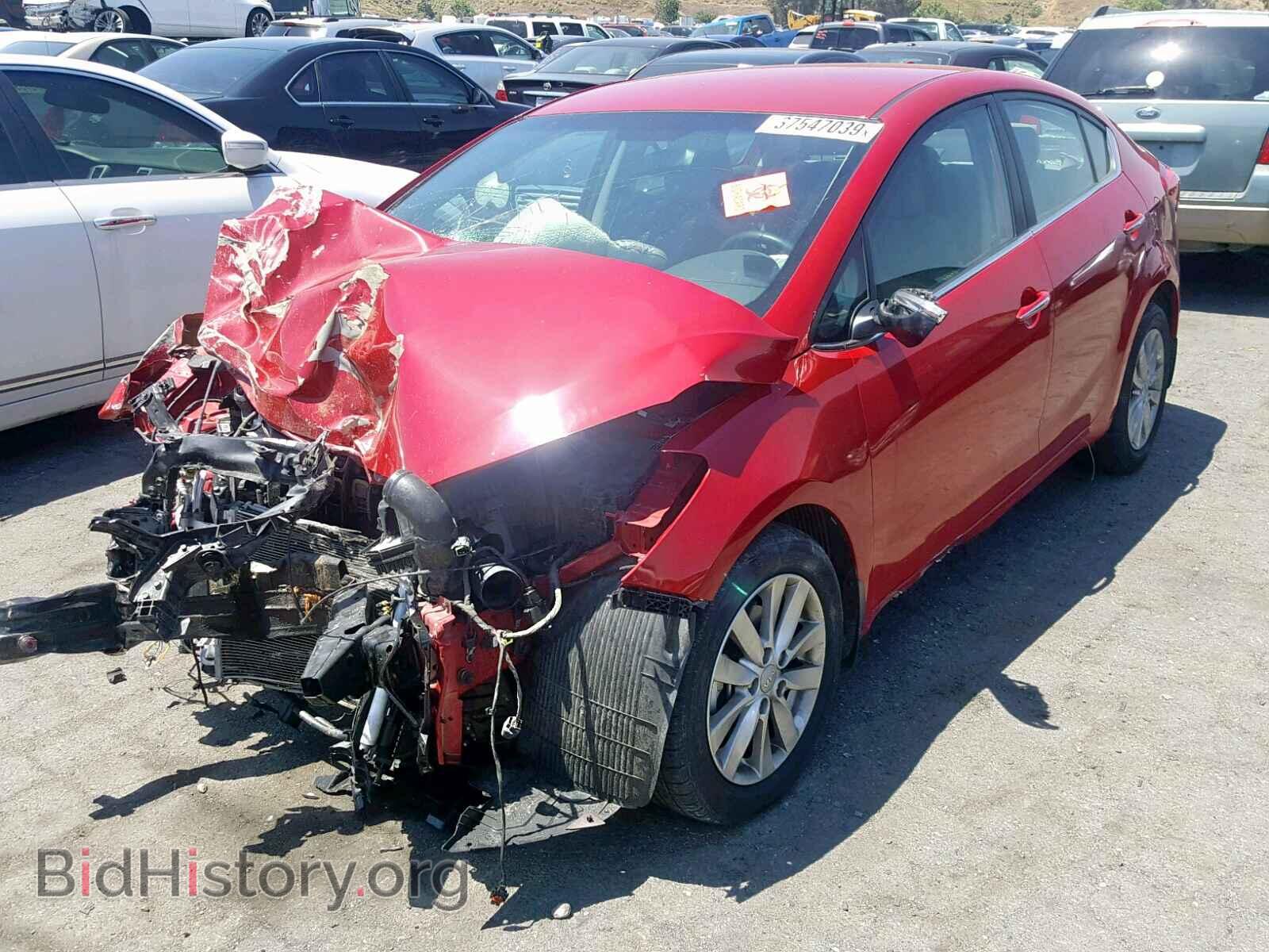 2014 KIA FORTE EX - VIN: KNAFX4A88E5113820 - Фото 2