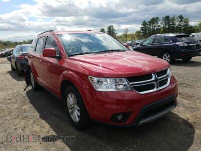 2017 Dodge JOURNEY Journey SX, красный — VIN 3C4PDCBG5HT515492, Copart