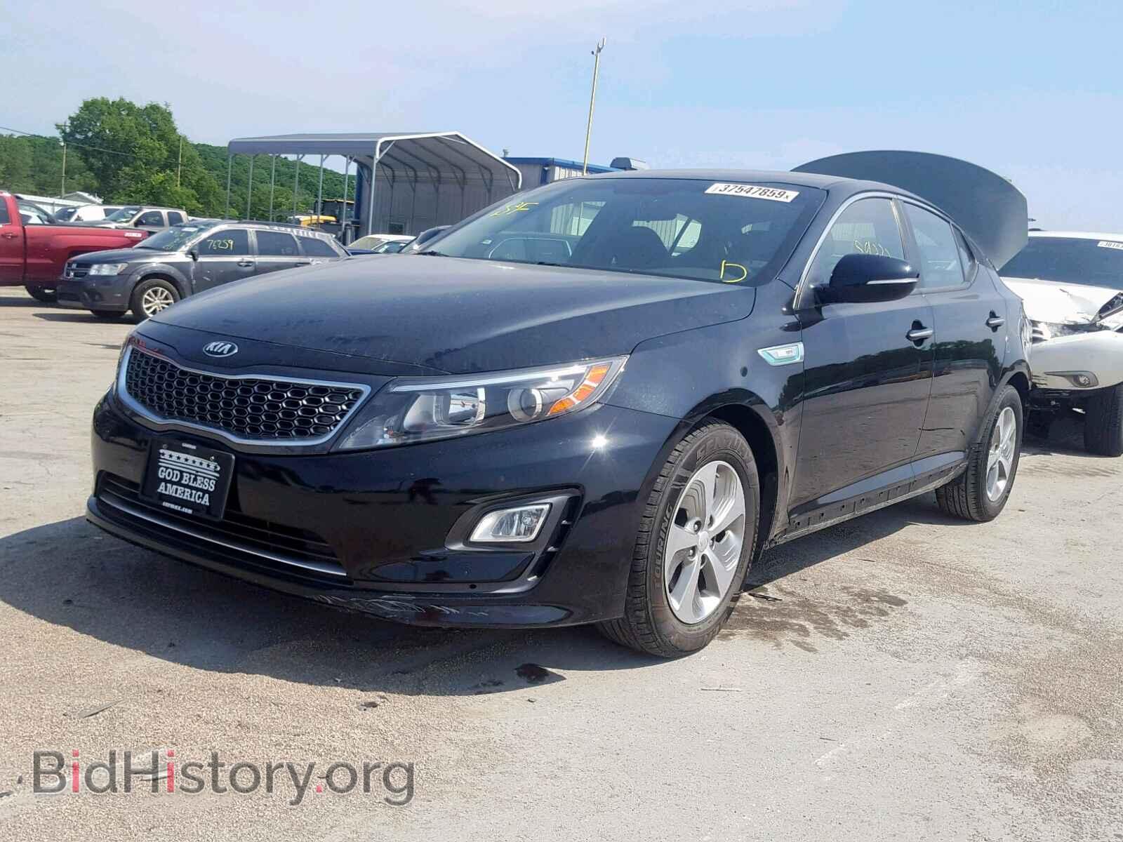 2014 KIA OPTIMA HYB - VIN: KNAGM4AD8E5064211 - Фото 2