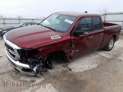 2020 RAM 1500 1500 Big H, бордовый — VIN 1C6SRFBT9LN342375, Copart