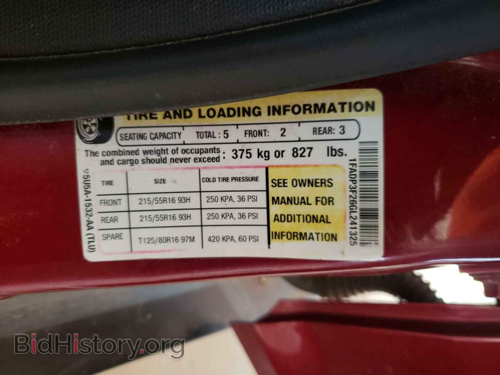 2016 FORD FOCUS - VIN: 1FADP3F26GL241325 - Photo 10