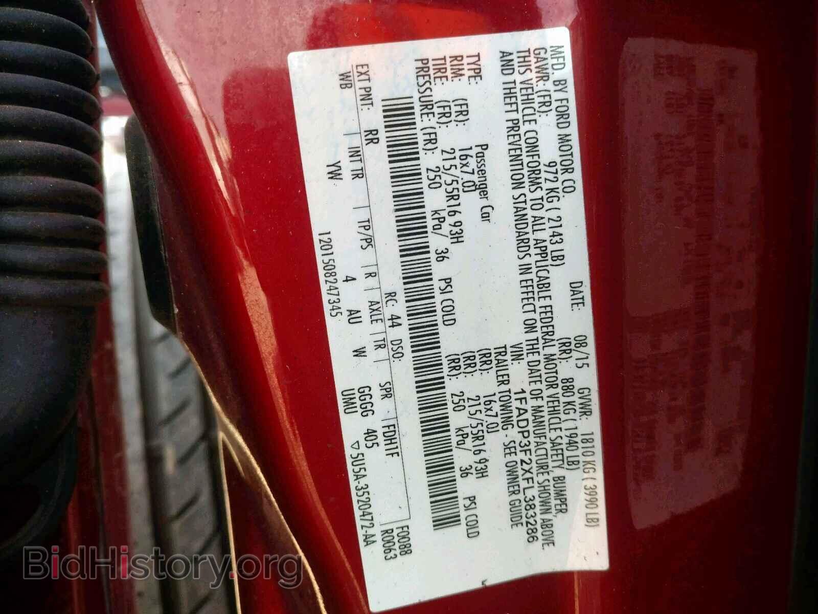 2015 FORD FOCUS SE - VIN: 1FADP3F2XFL383286 - Фото 10