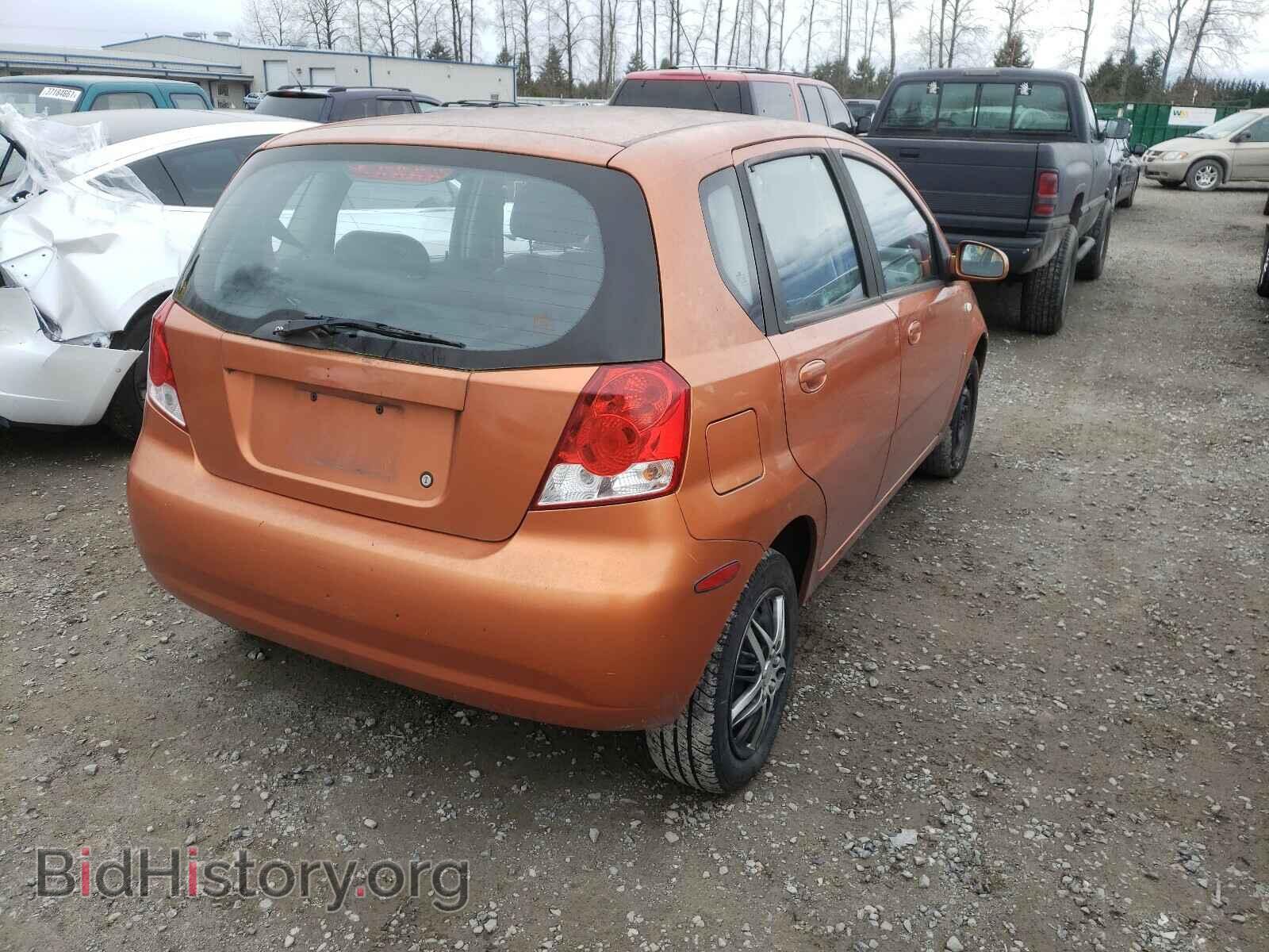 2007 CHEVROLET AVEO - VIN: KL1TD66667B796663 - Фото 4