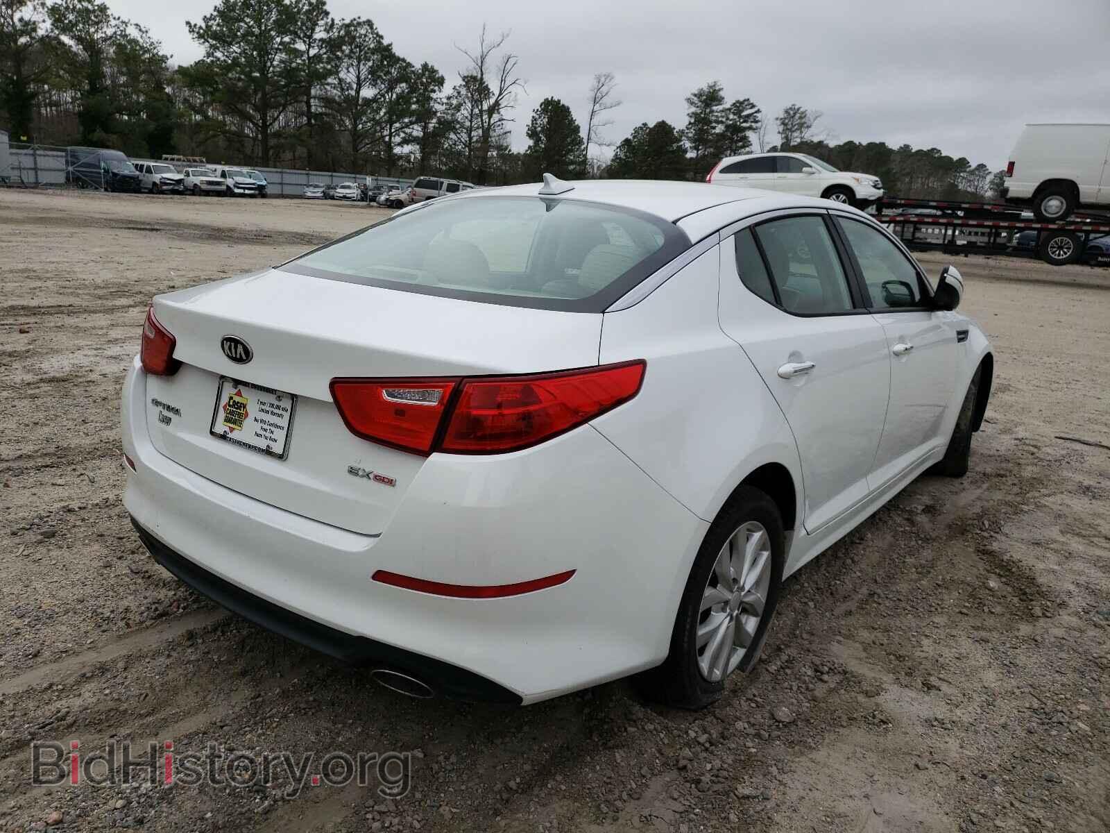 2015 KIA OPTIMA - VIN: 5XXGN4A71FG411224 - Фото 4