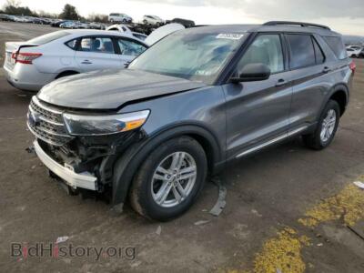 2022 Ford EXPLORER Explorer X, темно-серый — VIN 1FMSK8DH9NGB23386, Copart