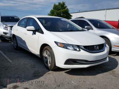 2014 Honda CIVIC Civic LX, white — VIN 2HGFB2F51EH542540, Copart