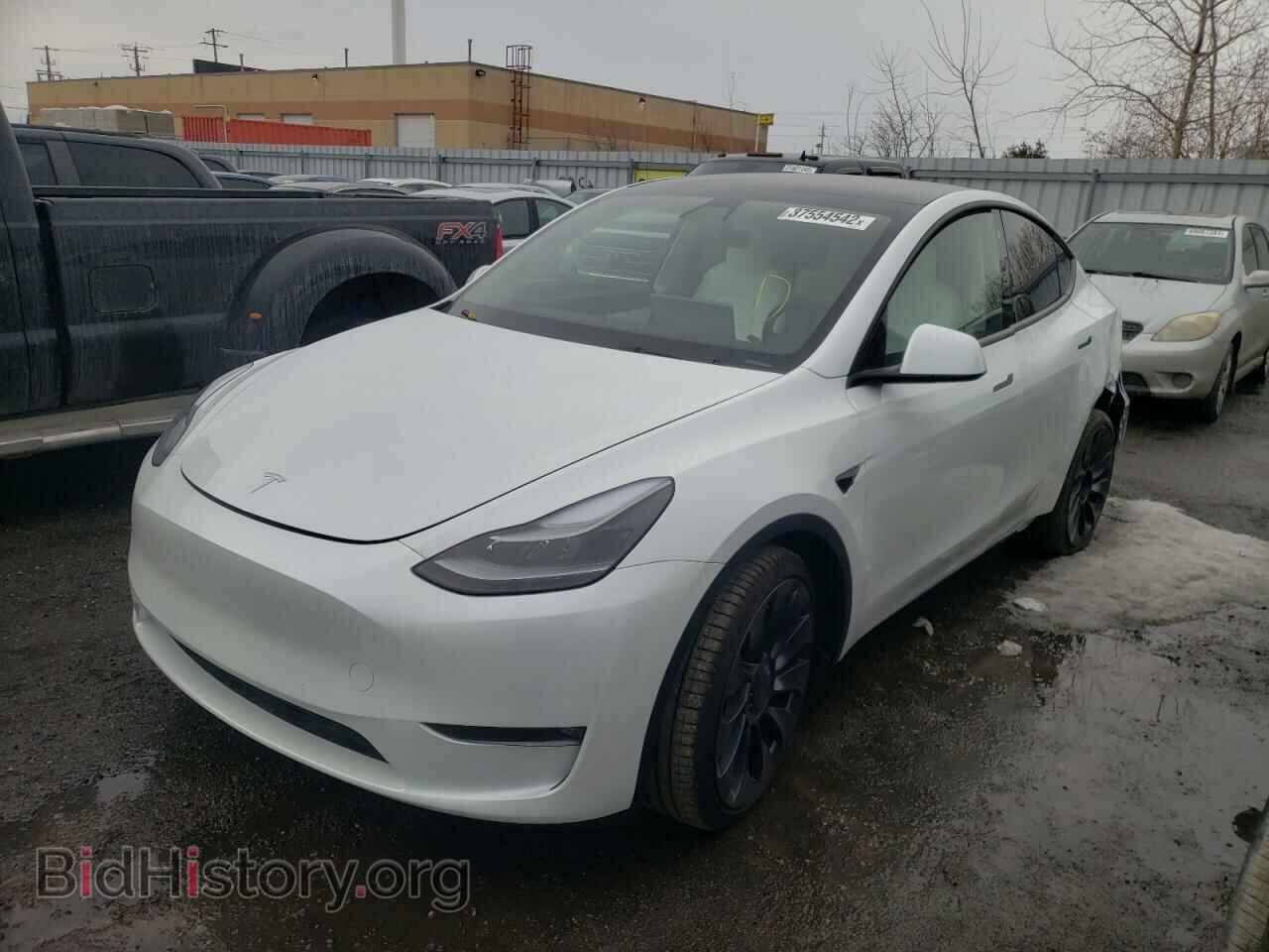 2021 TESLA MODEL Y - VIN: 5YJYGDEF1MF264645 - Фото 2