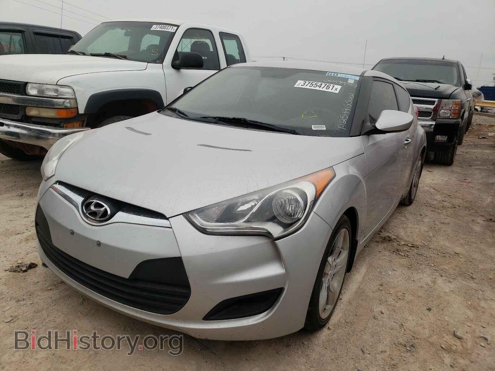 2012 HYUNDAI VELOSTER - VIN: KMHTC6AD8CU074641 - Фото 2