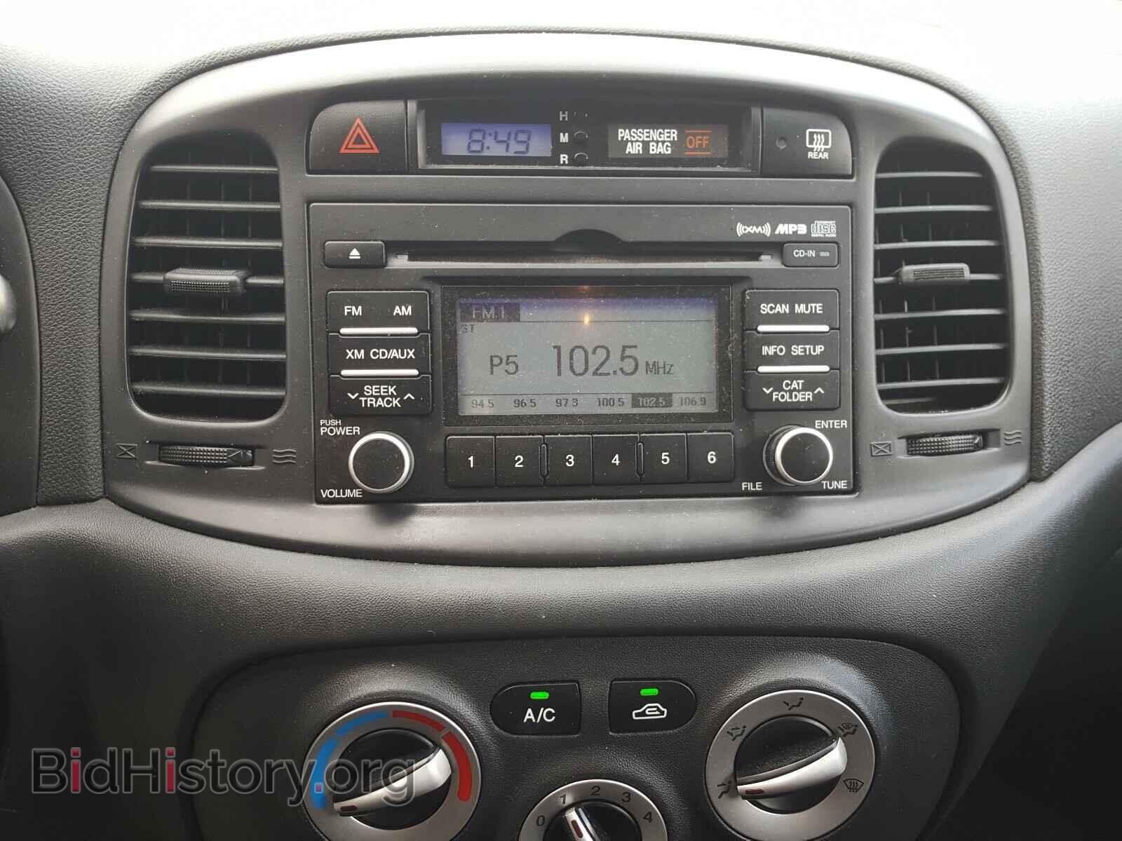 2011 HYUNDAI ACCENT - VIN: KMHCM3AC2BU195134 - Фото 9