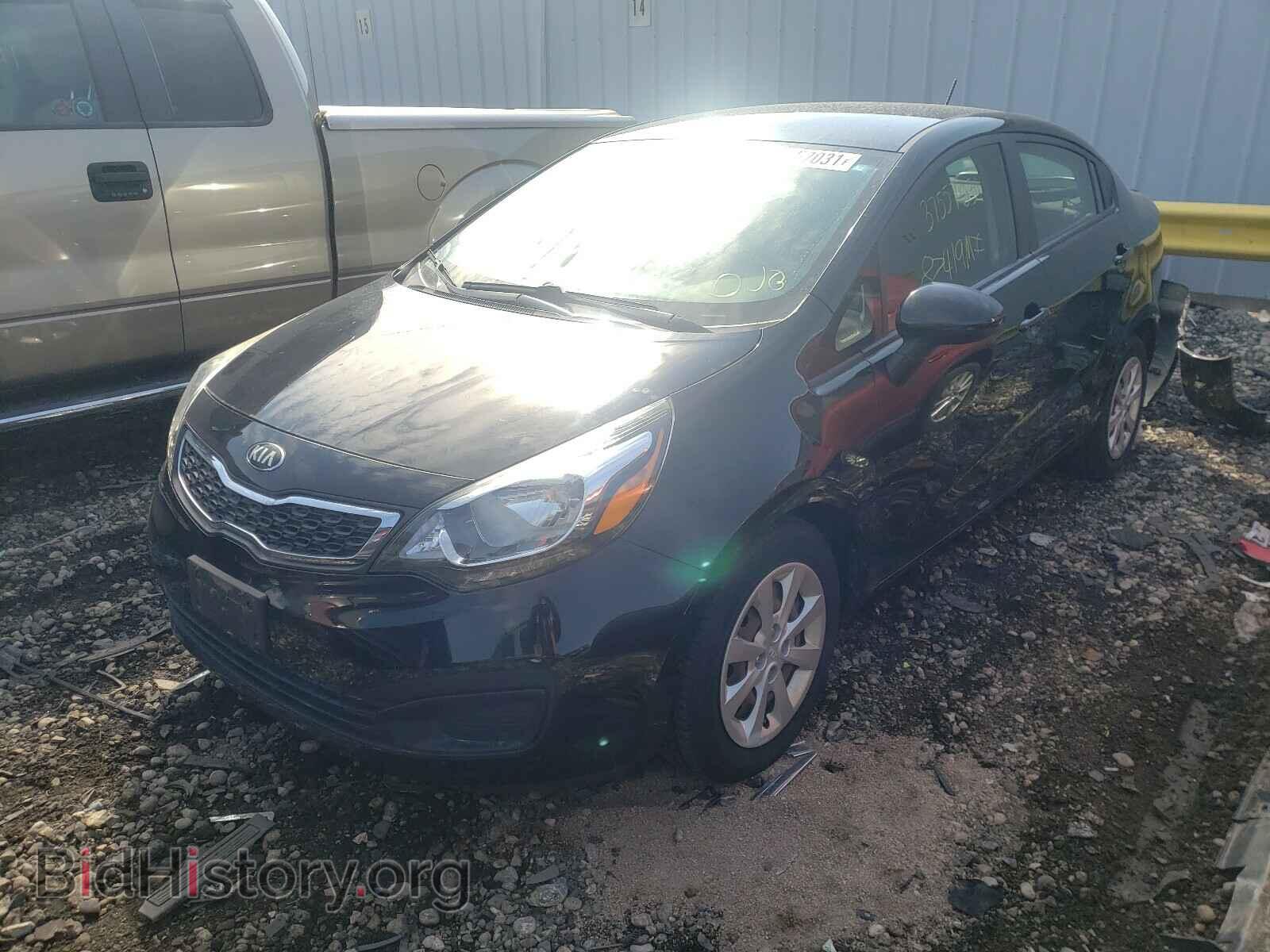 2014 KIA RIO - VIN: KNADN4A34E6335444 - Фото 2