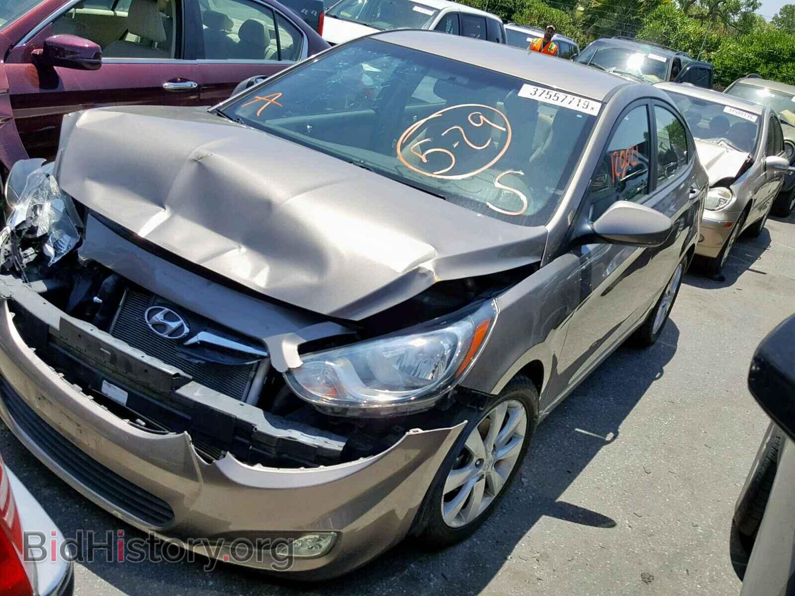 2013 HYUNDAI ACCENT - VIN: KMHCU4AE0DU581559 - Фото 2