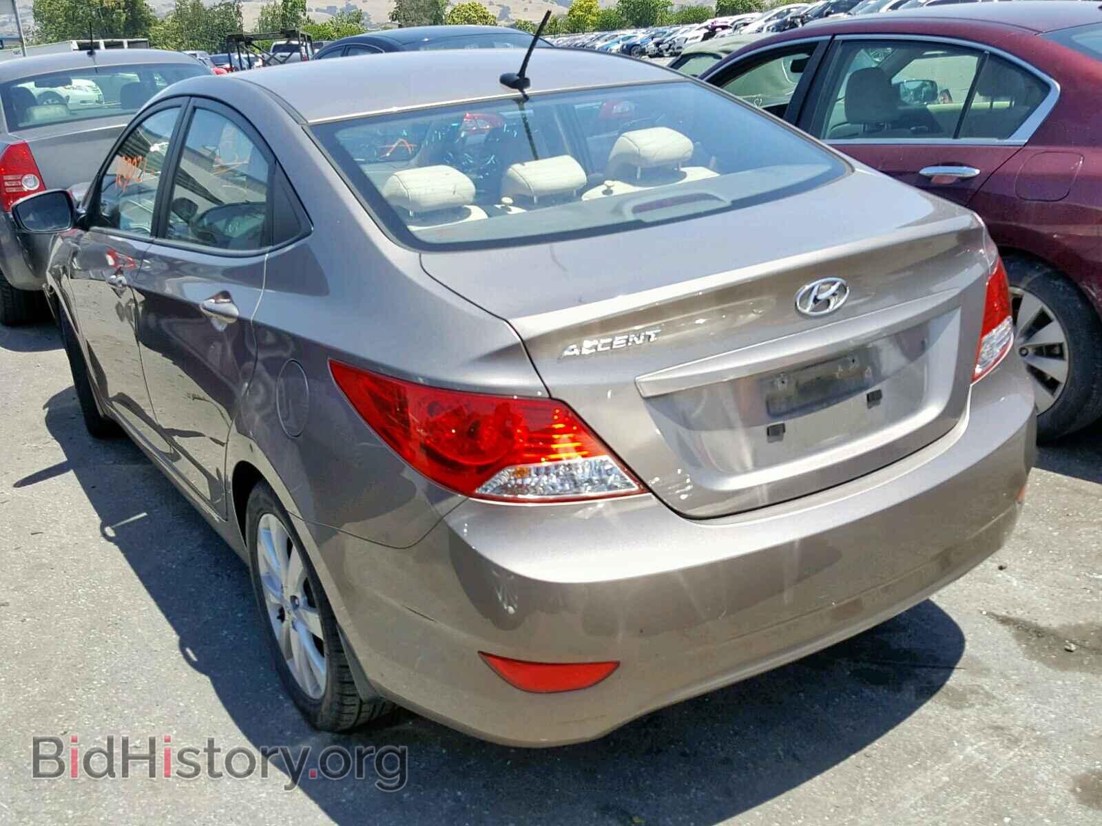 2013 HYUNDAI ACCENT - VIN: KMHCU4AE0DU581559 - Фото 3