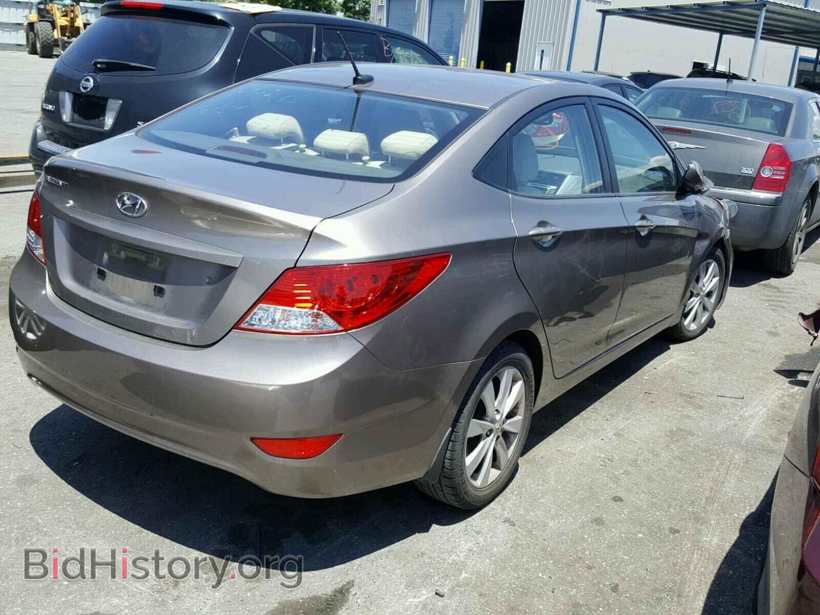 2013 HYUNDAI ACCENT - VIN: KMHCU4AE0DU581559 - Фото 4