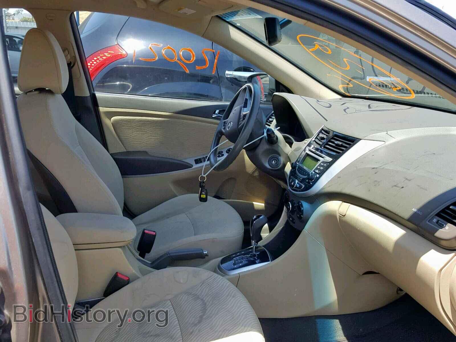 2013 HYUNDAI ACCENT - VIN: KMHCU4AE0DU581559 - Фото 5