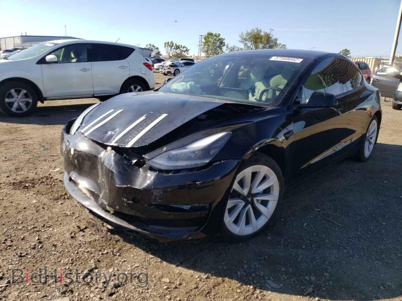 2021 TESLA MODEL 3 - VIN: 5YJ3E1EA3MF050162 - Фото 2
