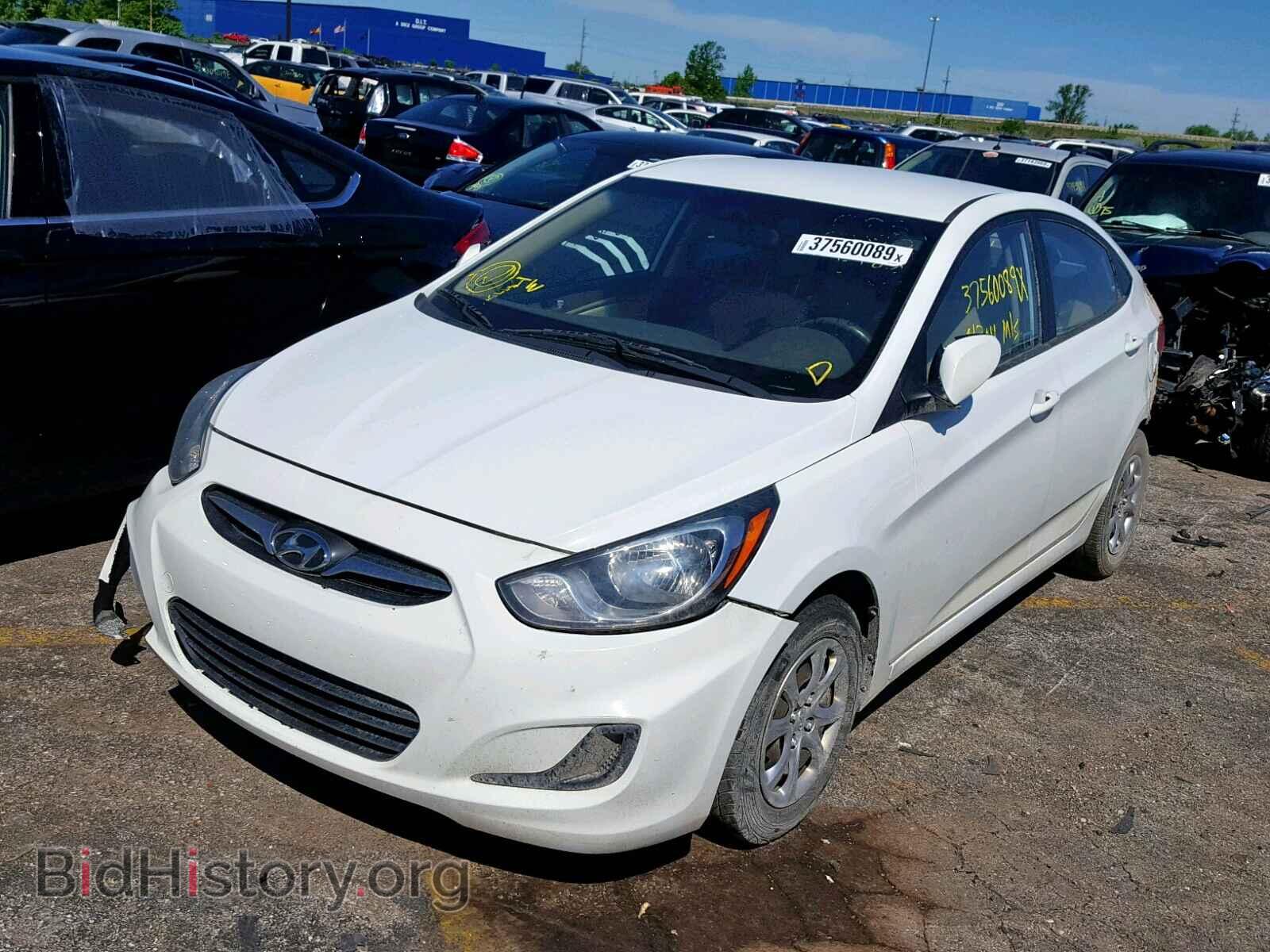 2013 HYUNDAI ACCENT - VIN: KMHCT4AE2DU331839 - Фото 2