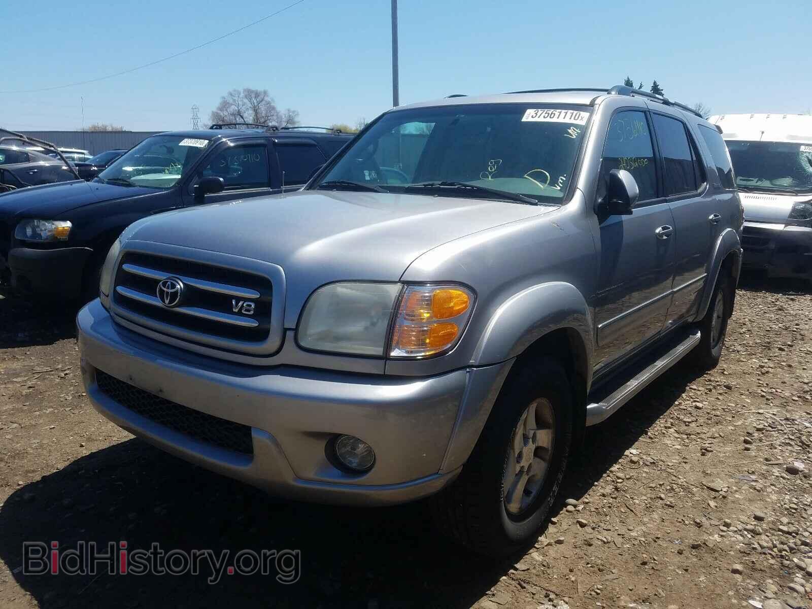 2001 TOYOTA SEQUOIA - VIN: 5TDBT48A21S002920 - Фото 2