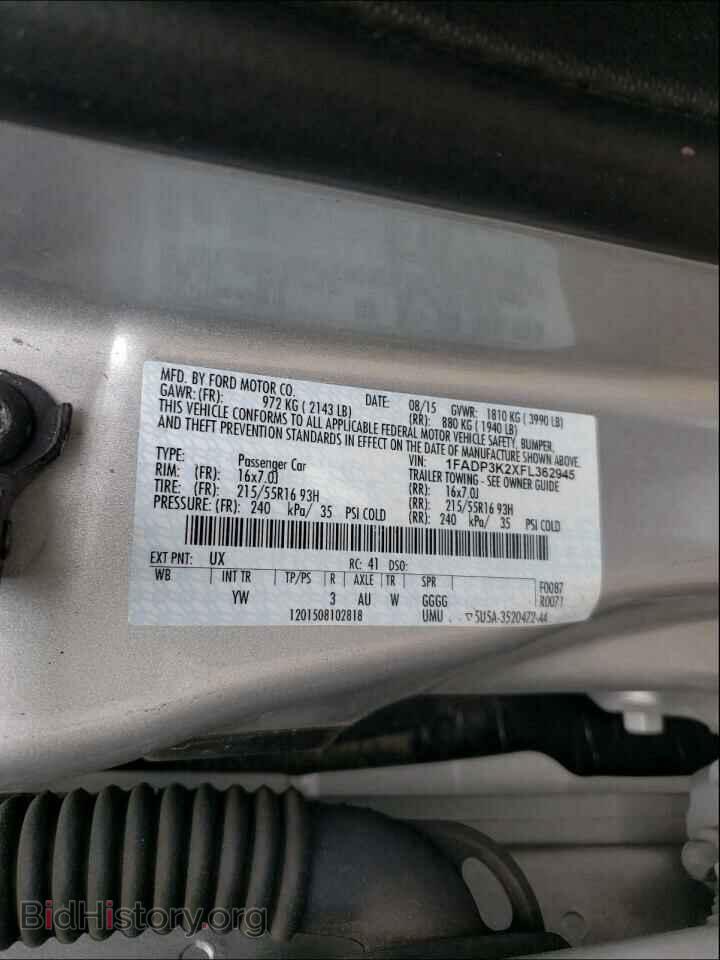 2015 FORD FOCUS - VIN: 1FADP3K2XFL362945 - Photo 10